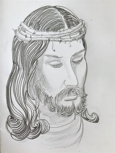 How to Draw Jesus Christ - Easy Pencil Drawing