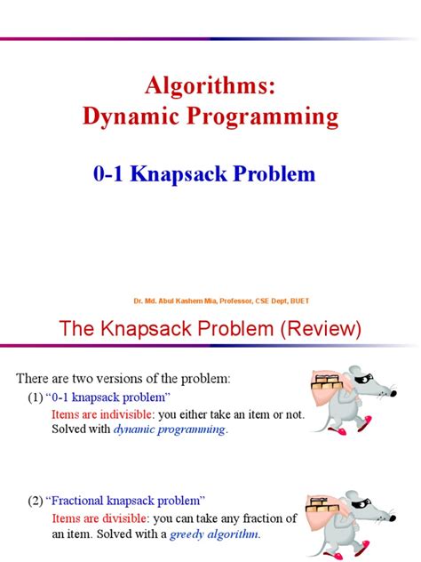 Image result for Knapsack Algorithm