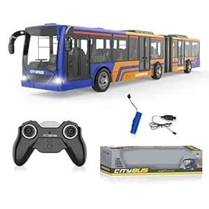 Shree Dwarkadhish Hub 2.4ghz 4 Channels Remote Control Bus Toy Full ...