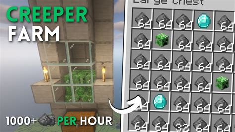 Image result for Creeper Farm Tutorial 1.17 Java Rays Works