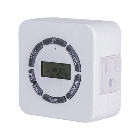TORK, Digital, Indoor, Plug-In-Timer Switch - 863VU9|455E - Grainger