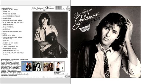MUSICOLLECTION: JEAN JACQUES GOLDMAN - Minoritaire (Expanded Version ...