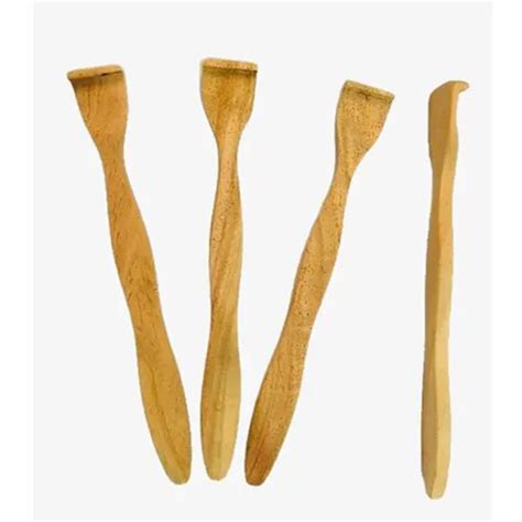 Bamboo Tongue Cleaner - Neem Wood Tongue Scraper Manufacturer from New ...