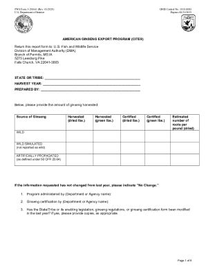 Fillable Online www.fws.govsitesdefaultFEDERAL FISH AND WILDLIFE PERMIT ...