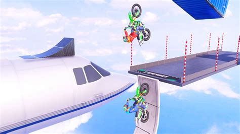 Tricky Light Trail Bike Stunts: Extreme Impossible Mega Ramps Bike Game ...