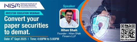 Convert your paper securities to demat - National Institute of ...