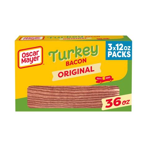 Oscar Mayer® Turkey Bacon, 3 Ct – 36.0 Oz Box – Cinecitta Tienda en Línea