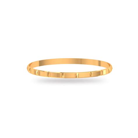Buy P.N Gadgil Jewellers 22k (916) Yellow Gold Contemporary Gold Bangle ...