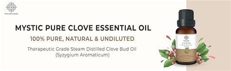 Mystic Pure Ayurveda Clove Essential Oil | 100% Pure & Natural ...