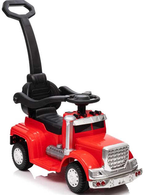 Amazon.com: Outfunny 3-in-1 Ride on Push Car for Toddler with Handle ...