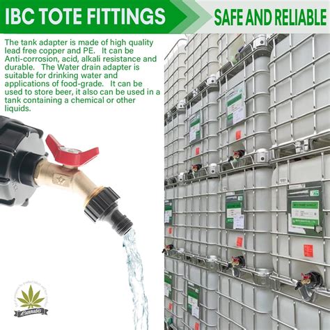 ZYLJHZ IBC Tote Fittings - 275-330 Gallon IBC Tote India | Ubuy