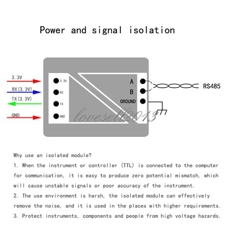 Isolated TTL to 485 Module RS485 to TTL India | Ubuy