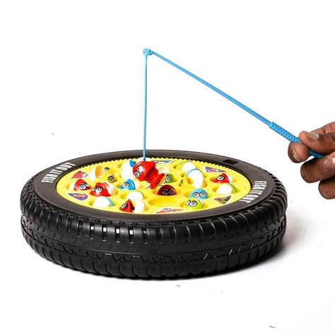 Braintastic Motorize Spinning Musical Fishing Game Toy with Multicolor ...