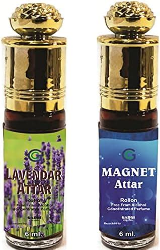 GARGI CREATION COMBO OF LAVENDAR ATTAR AND MAGNET ATTAR PACK OF 12 ML ...