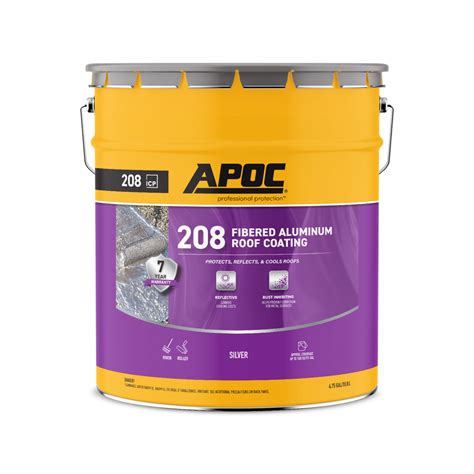 APOC® 208 Fibered Aluminum Roof Coating