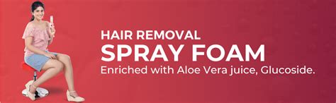 Buy Vcare Hair Removal Spray Foam, 50 ml (Pack Of 2) Best instant Hair ...
