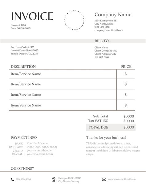 Image result for Invoice HTML-Format