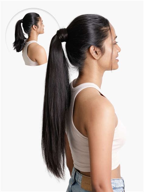 Ponytail Hair Extensions - Buy 100% Real Ponytail Extensions Online