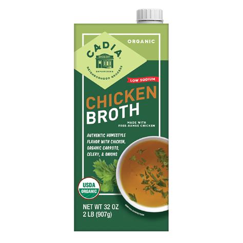 CADIA Chicken Broth - Low Sodium - Organic