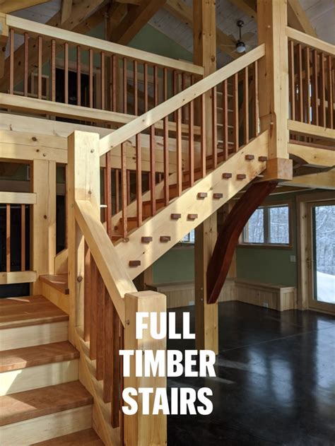 Image result for Timber Frame Stairs
