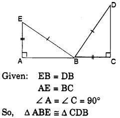 MCQ Congruence of Triangles Chapter 7 Class 7 Maths