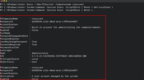 Invoke-Command 的图像结果