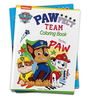 Pawfect Team: Paw Patrol Coloring Books for kids - Etrending