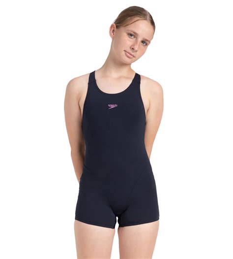 Buy Speedo Essential Endurance Plus Legsuit Truenavy-Sweet-Purple ...