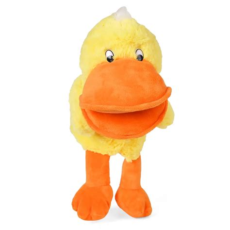 Hamleys Pugs & Play Duck Talking Hand Puppet, 3Y+, Yellow