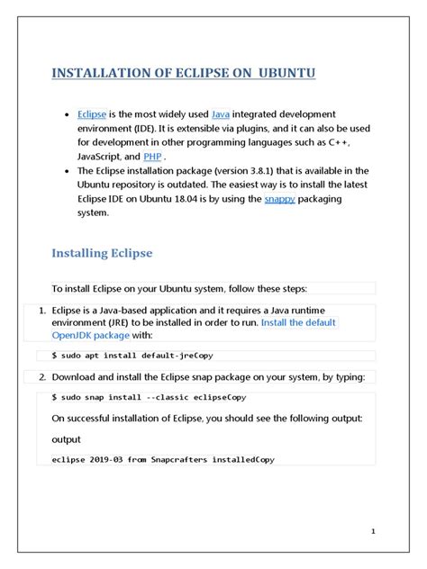 Image result for Java Eclipse Ubuntu