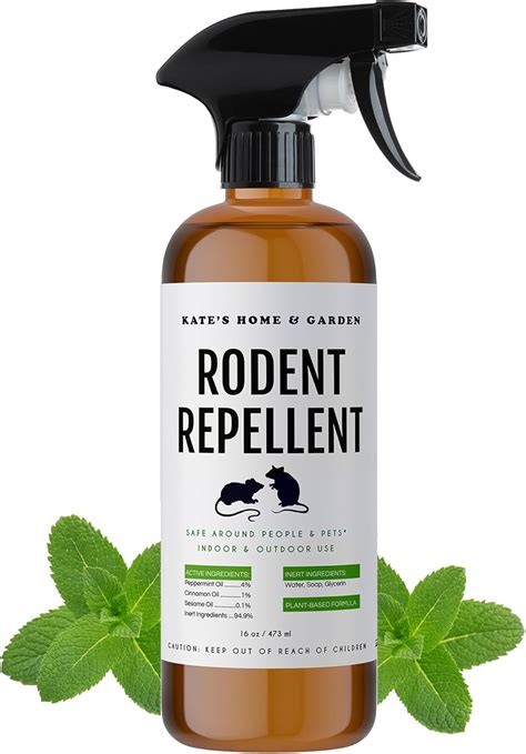 Amazon.com: Kate Naturals Peppermint Oil Spray for Rodents, Squirrels ...