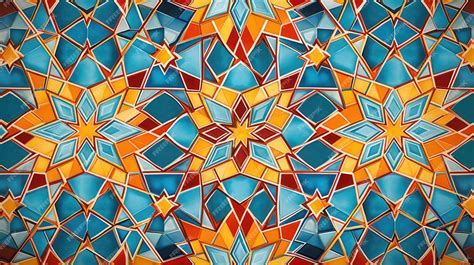 Premium AI Image | Moroccan tile patterns