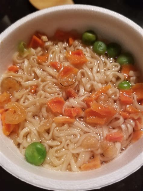 Some of my Maruchan shrimp ramen seem to still have the poop sack ...