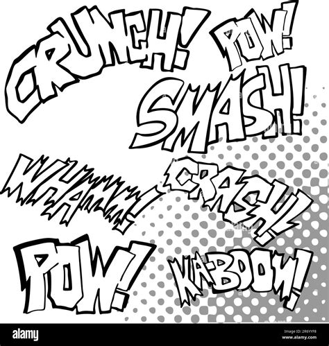 An image of comic sound effects Stock Vector Image & Art - Alamy