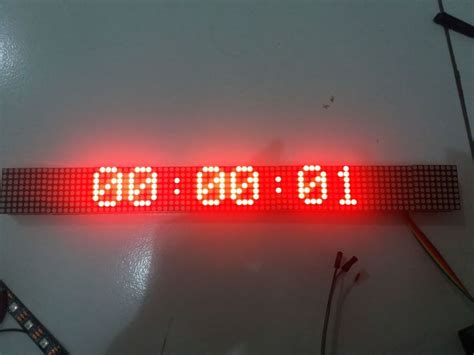 Basic Display On Arduino with 8X32 LED Matrix 的图像结果