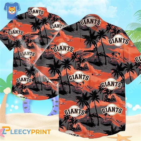 San Francisco Giants MLB Hammocks Tropical Hawaiian Shirt