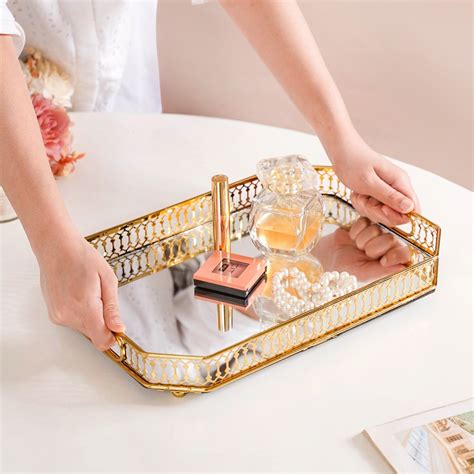 Luxurious Large Decorative Metal Tray Online - Premium Decorative Tray ...