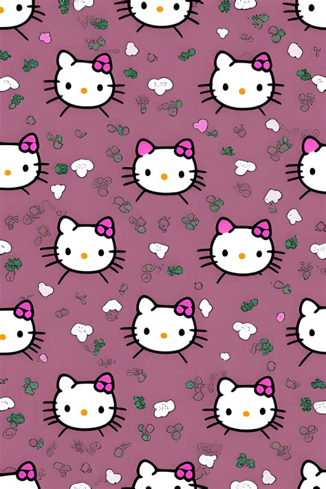 Hello Kitty Repetitive Design · Creative Fabrica