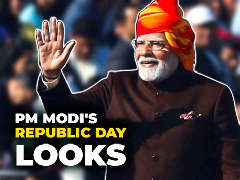 PM Narendra Modi red yellow pagdi in Republic day have a look at his ...