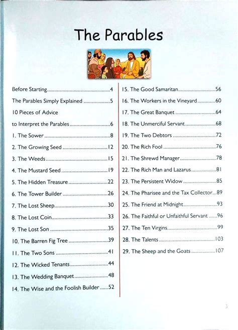 The Parables Of Jesus: All The Bible Parables Of Jesus Full Bible Text ...