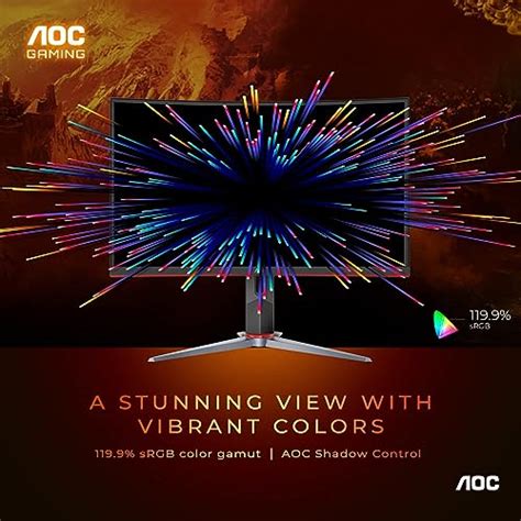 Buy AOC C27G2Z 27" Curved Frameless Ultra-Fast Gaming Monitor, FHD ...