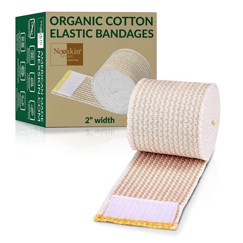 Buy NexSkin Elastic Compression Wrap (2” Wide, 1 Pack) with Hook and ...