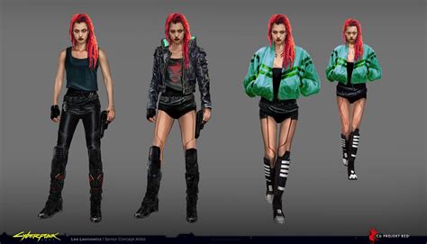 ArtStation - V female character - Cyberpunk 2077, Lea Leonowicz ...