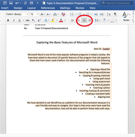 Image result for MS Word Text Alignment