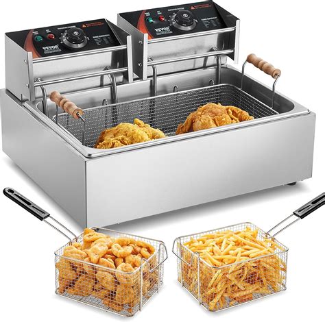 Brandclub - VEVOR Commercial Deep Fryer, 3000W Electric Turkey Fryer ...