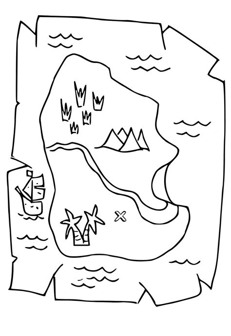 Printable Treasure Map Stationary