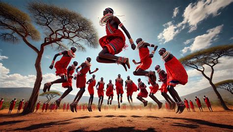 The Majestic Maasai Jumping Dance: A Cultural Marvel in Kenya and Tanzania | Maasai people ...