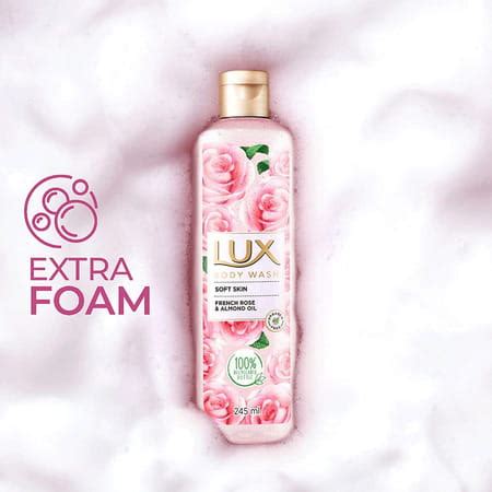 Buy LUX BODY WASH SOFT SKIN FRENCH ROSE & ALMOND OIL | BOTTLE OF 245ML ...