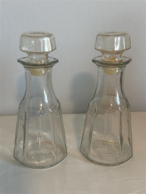 Vintage Mid Century Modern Good Seasons 1 and 11 Glass Olive Oil ...