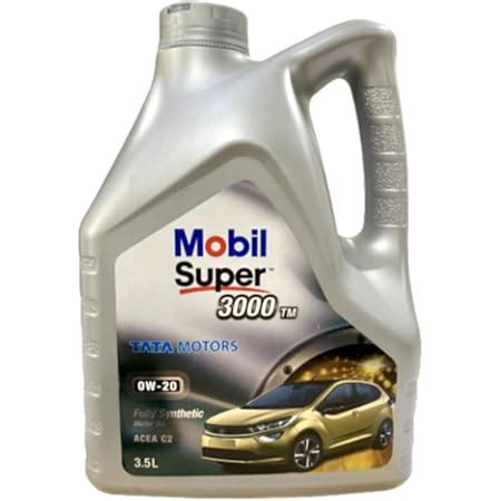 Mobil TATA MOTORS Recommended Super 3000 0W20 Fully Synthetic Engine ...